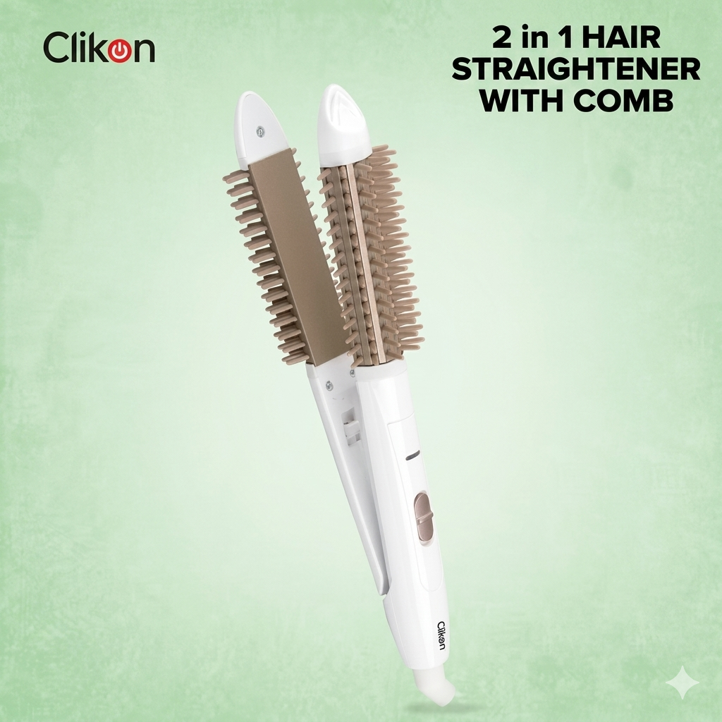 CK3248 HAIR STRAIGHTENER WITH COMB 35W