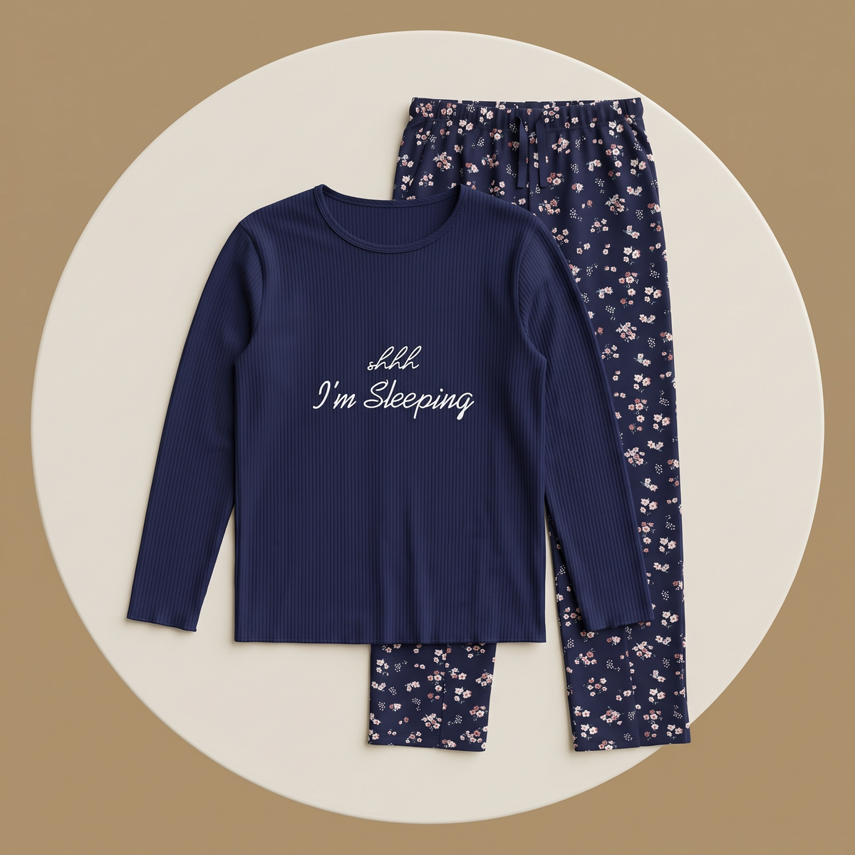 Womens Pajama 2Pcs HM-70538