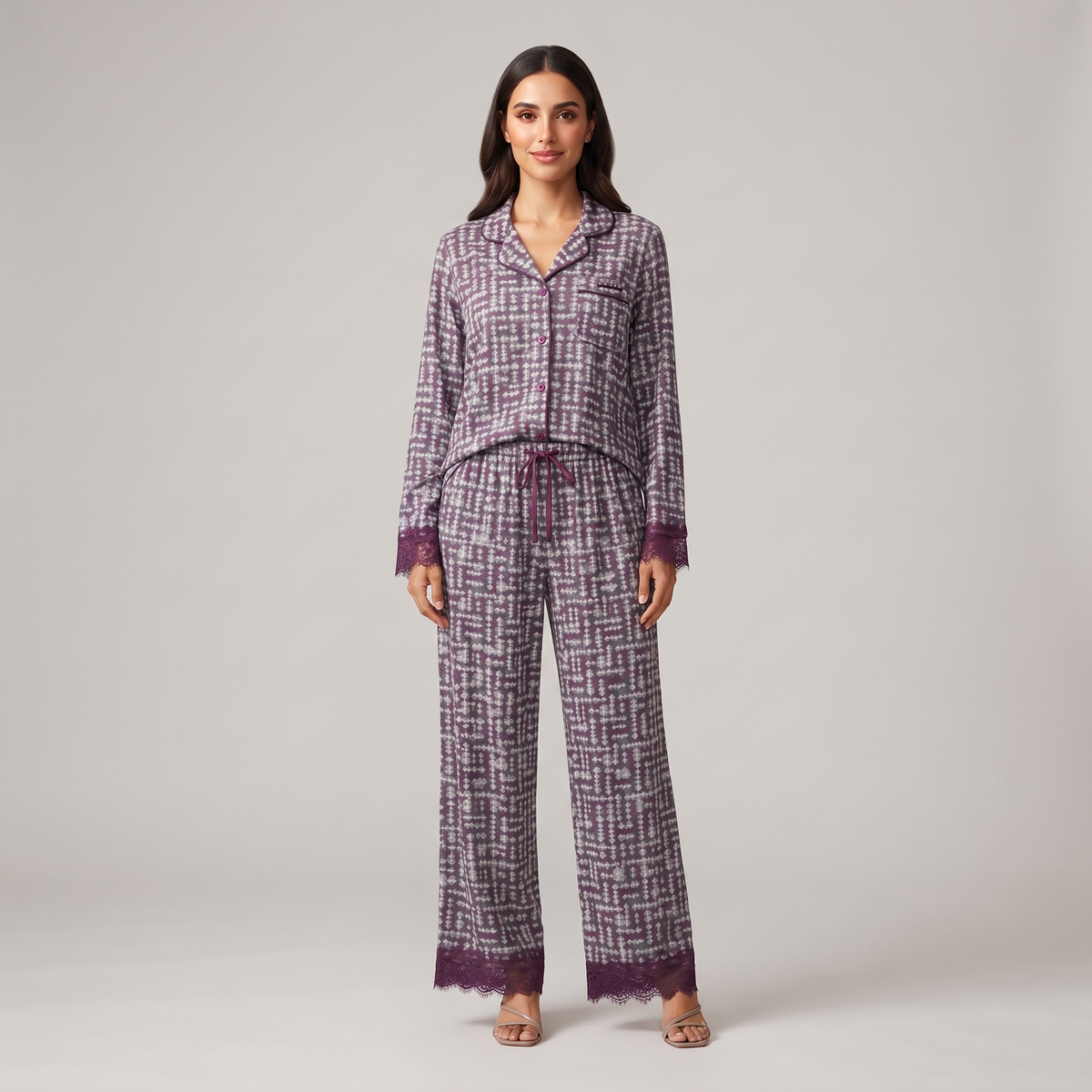 Womens Pyjama 2 Pcs 9152