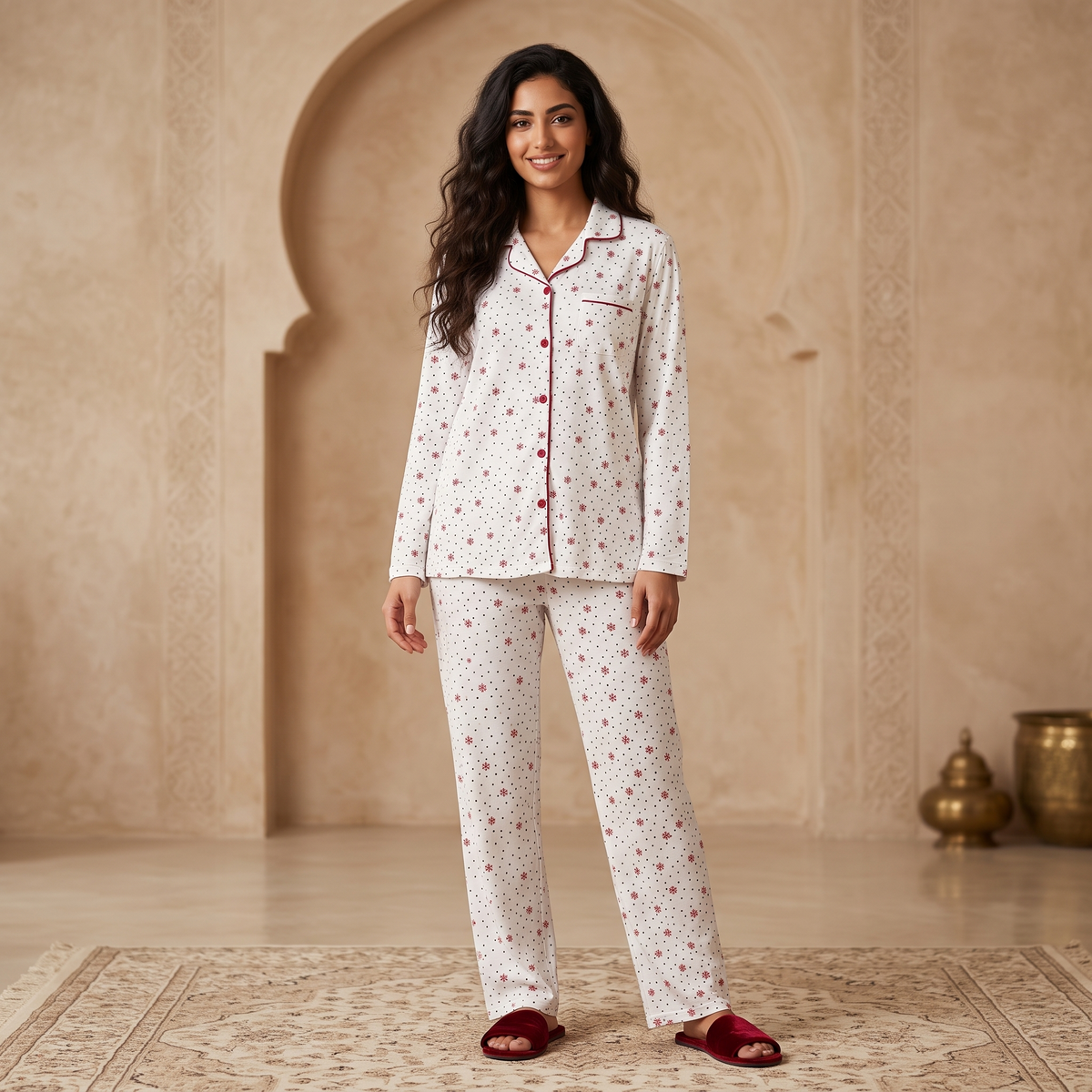 Womens Pajama 2Pcs HM-70503