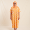 Womens Midi Hearts Orange