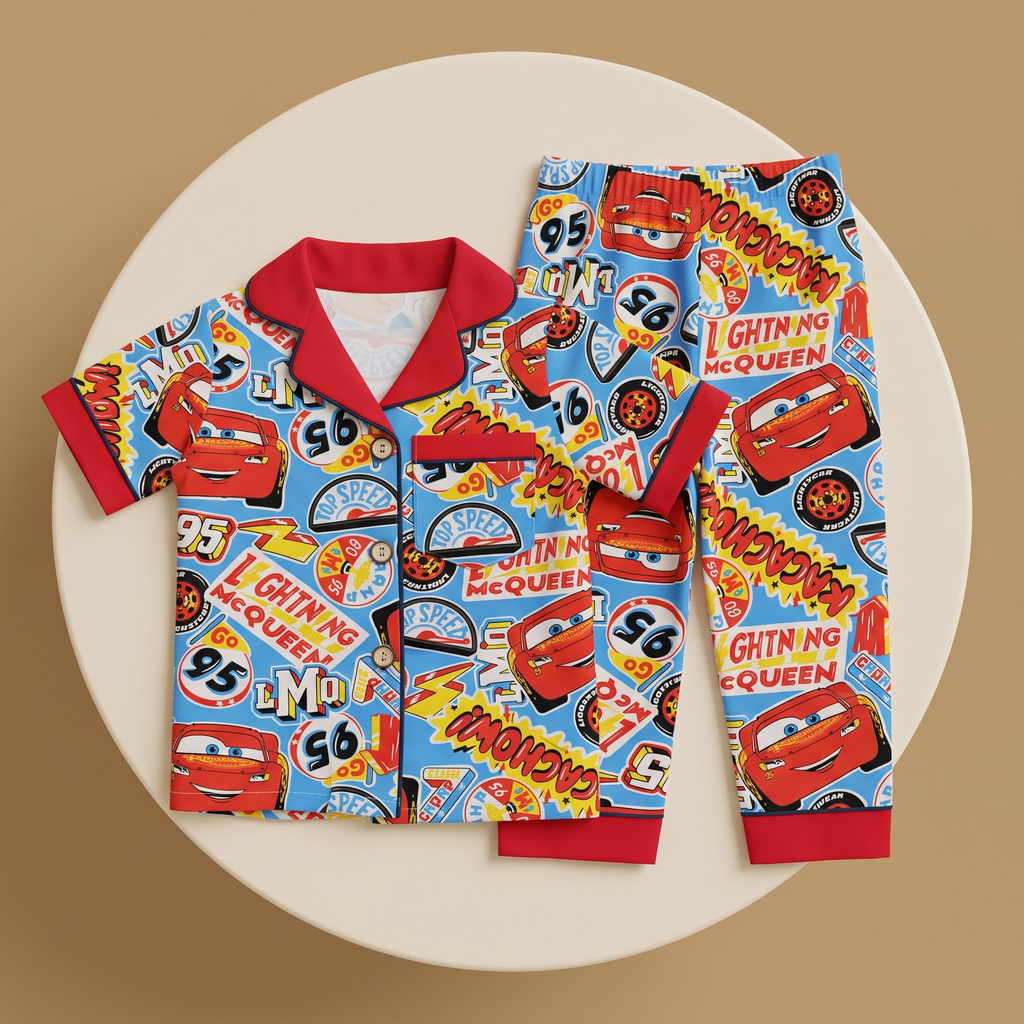 Speed LMQ Blue Kids H/S Pajamas