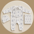 Baby Printed Overall 5Pcs Set RY-40816