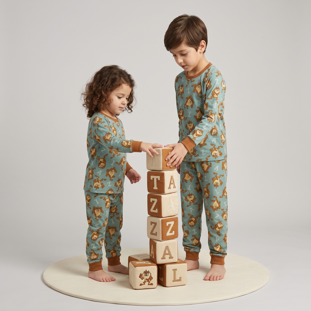 Tazmania Green L/S Pajamas