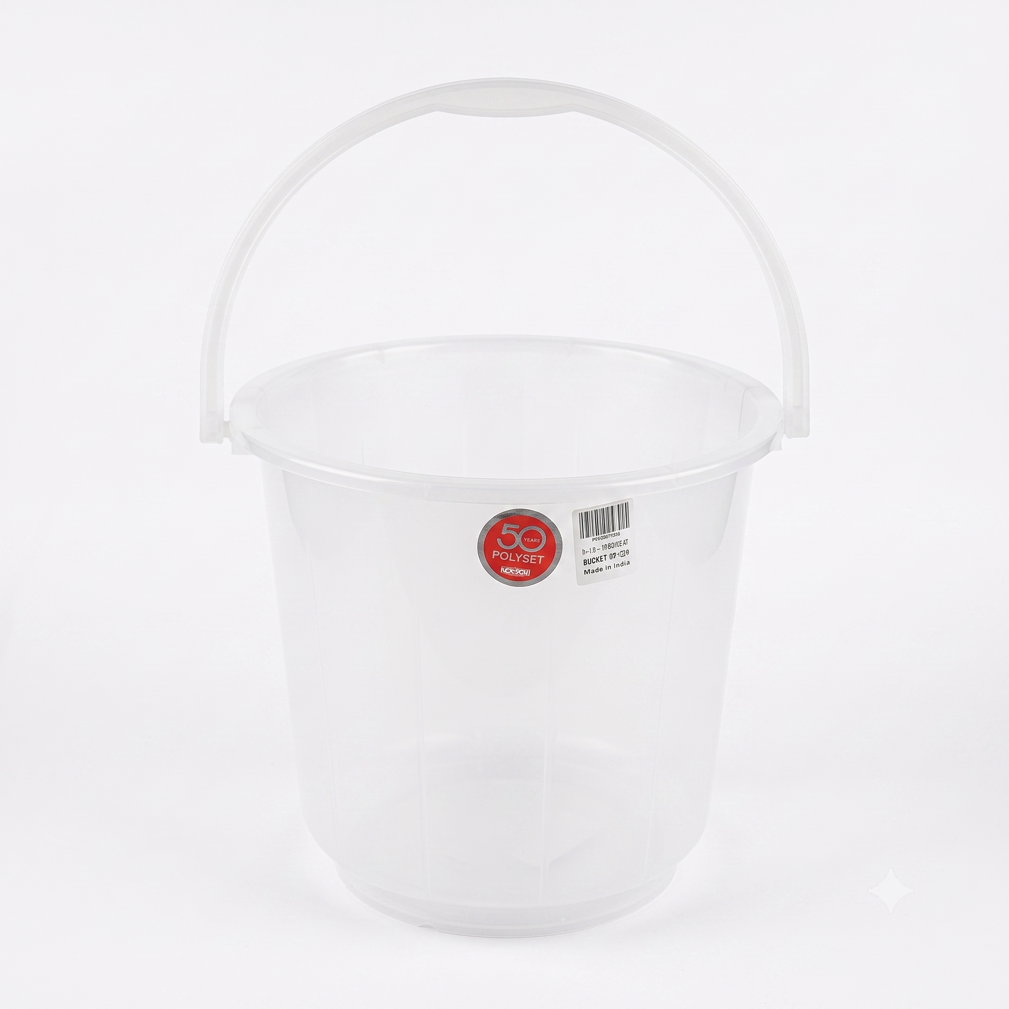 Clear Plastic Bucket #21 3248