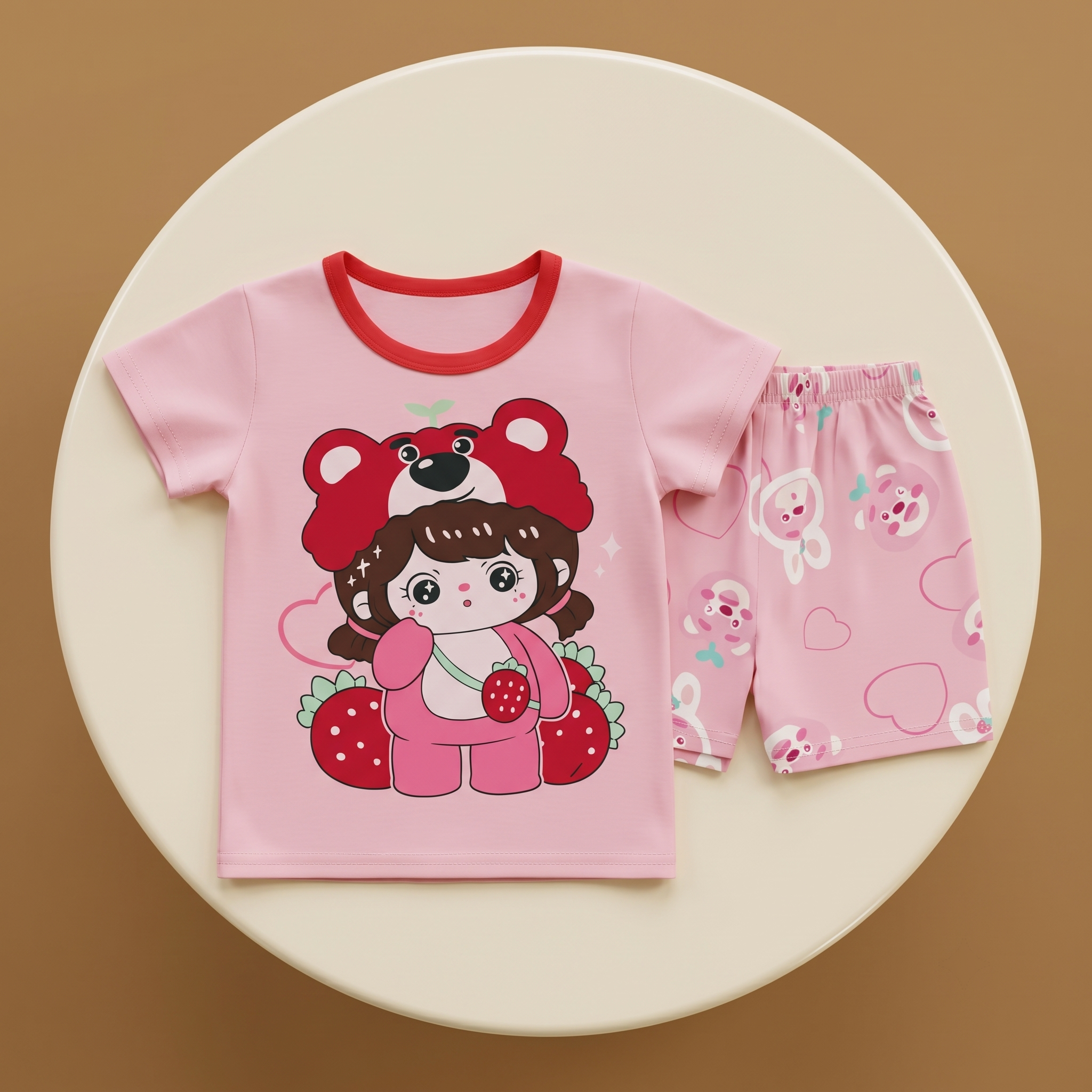 Lotso Daisy Strawberry H/S Short Set
