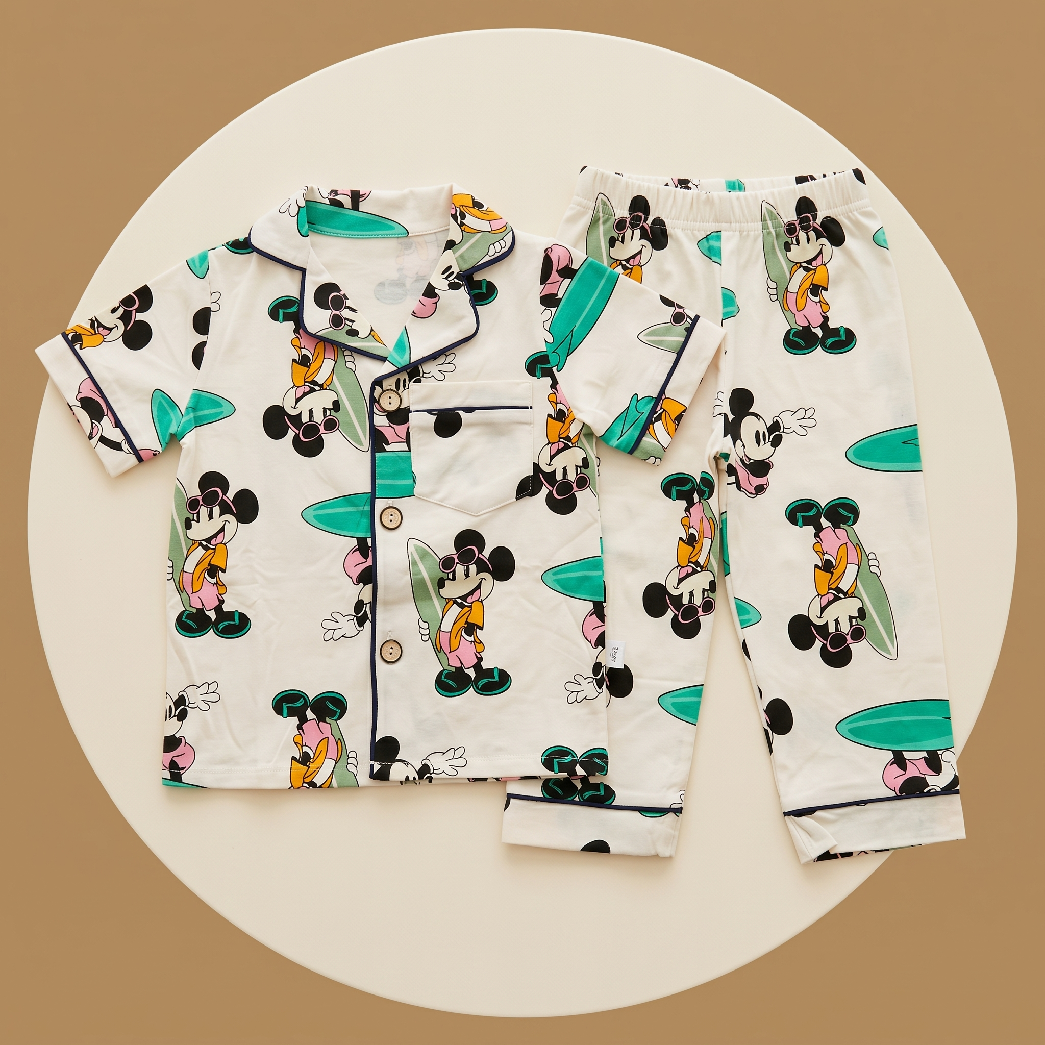 Mickey Surf Kids H/S Pajamas