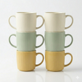Plastic water cup set 8268