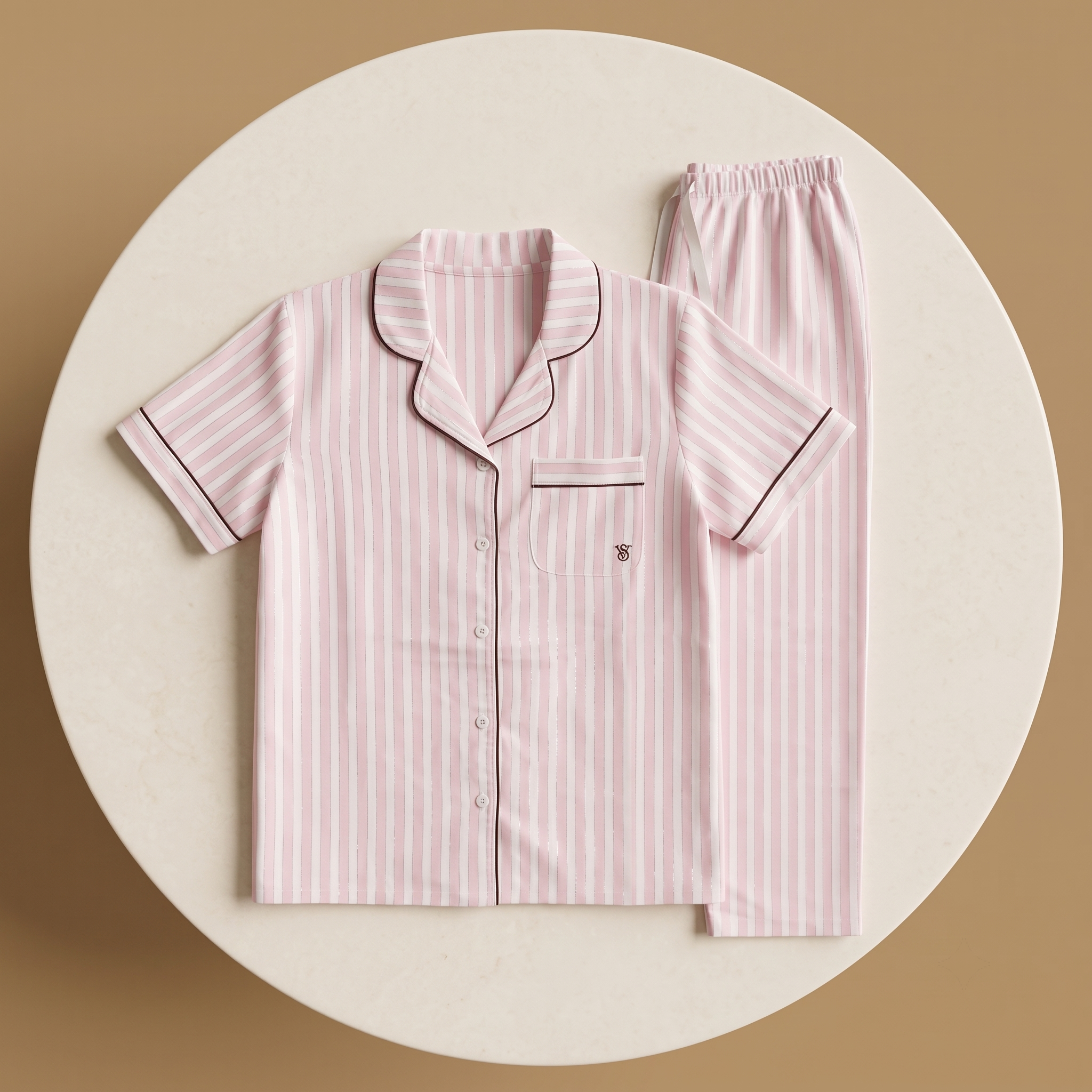 Womens Pajamas 2Pcs LS-86/533