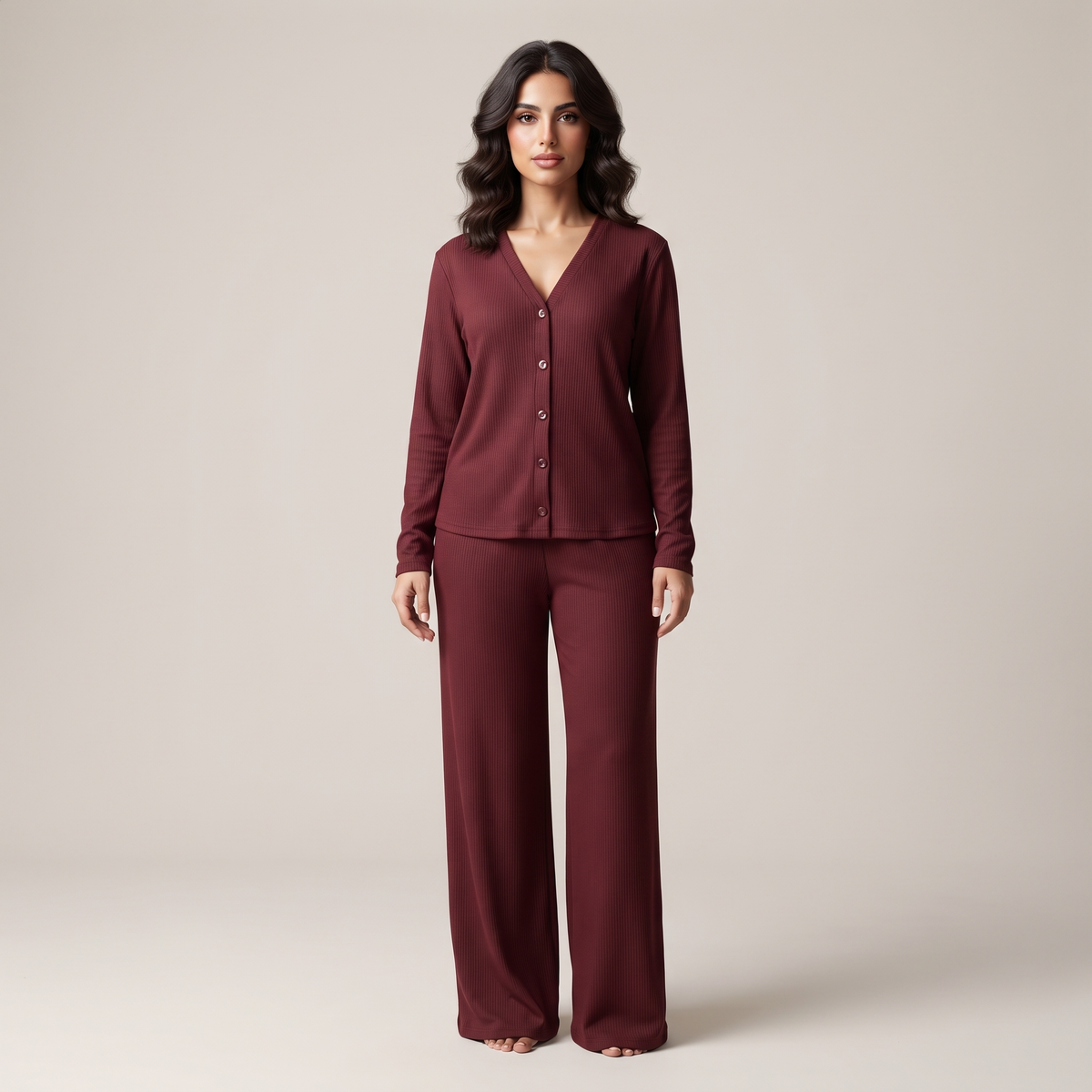 Womens Pyjama 3 Pcs 9169