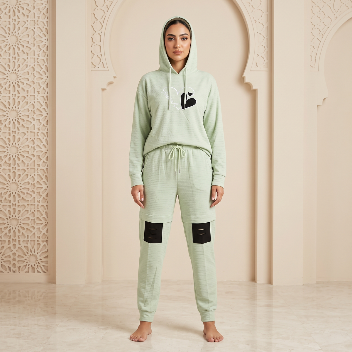Womens Winter Pajama 2Pcs A25029C
