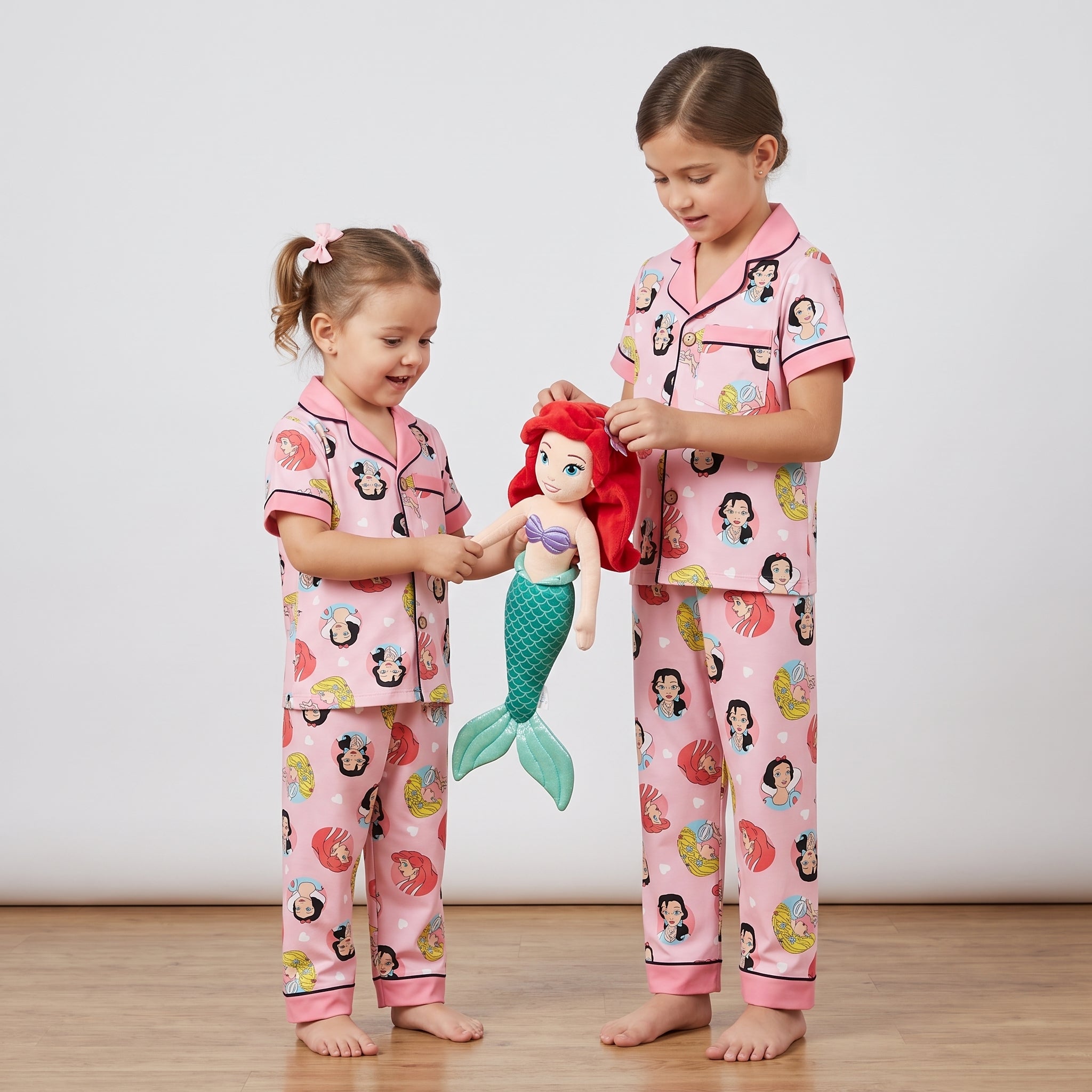 Frozen Princess Pink Kids H/S Pajamas
