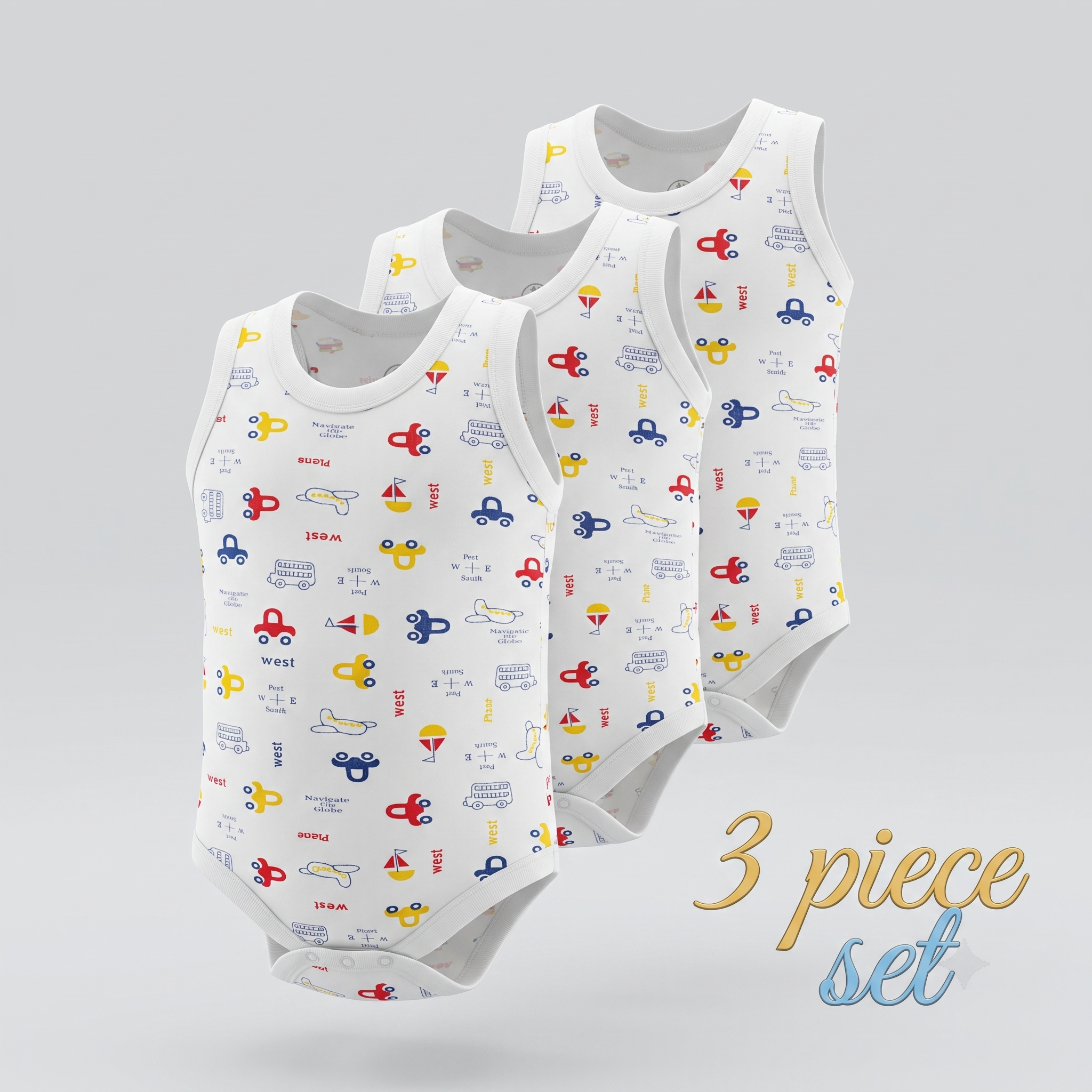 Baby BodySuit 3Pcs 3028-19908