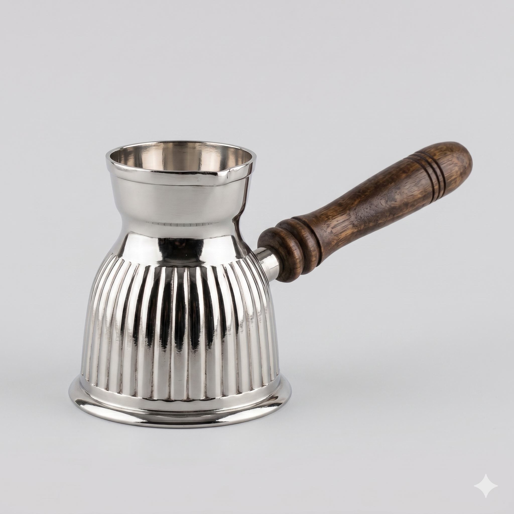 Silver-plated copper coffee pot, Straight Salai, No. 1