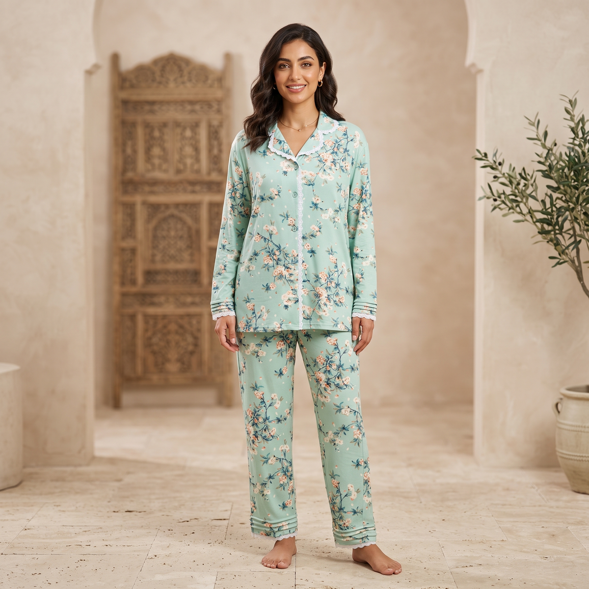 Womens Pajama 2Pcs HM-70600