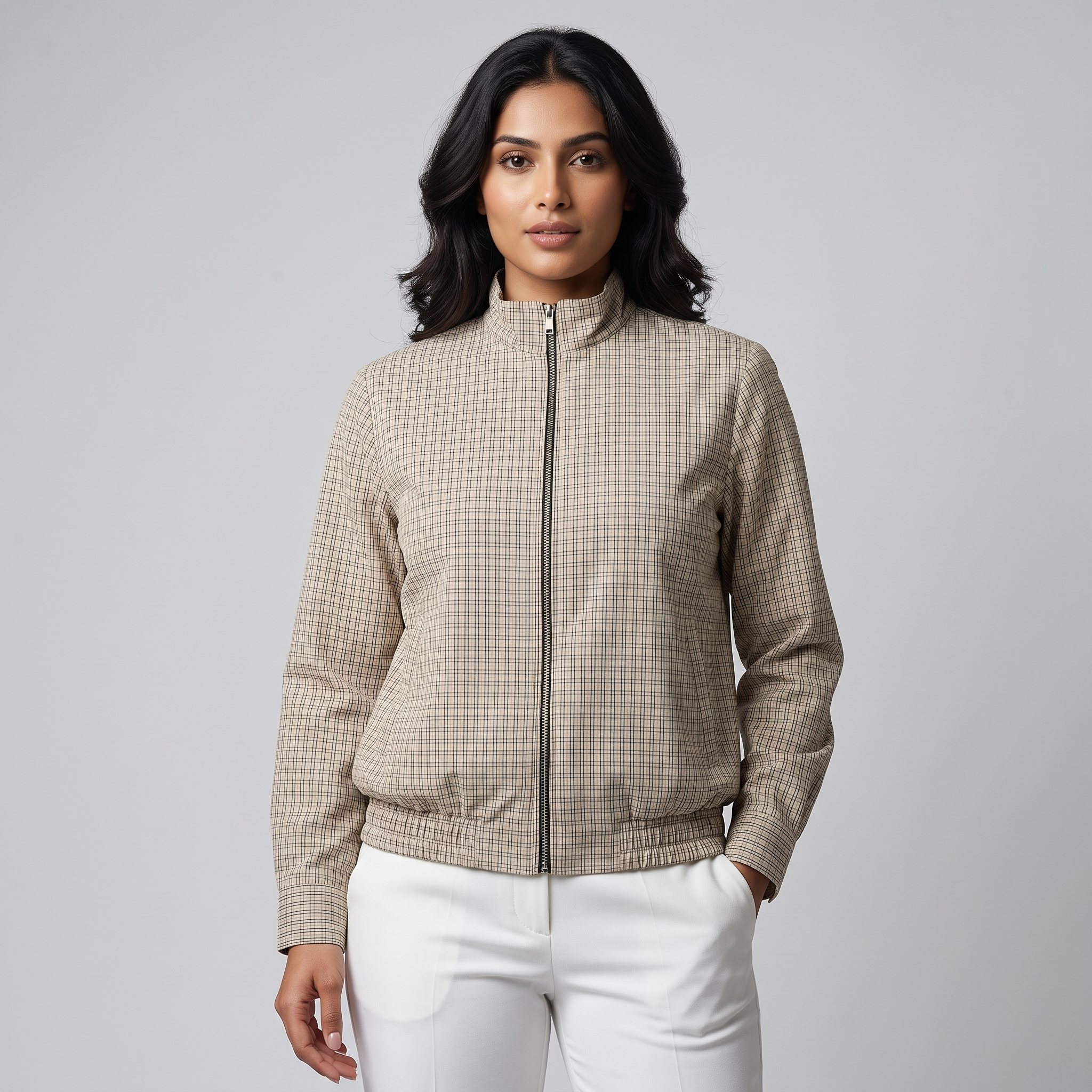 Womens Jacket 1Pcs 9046-1