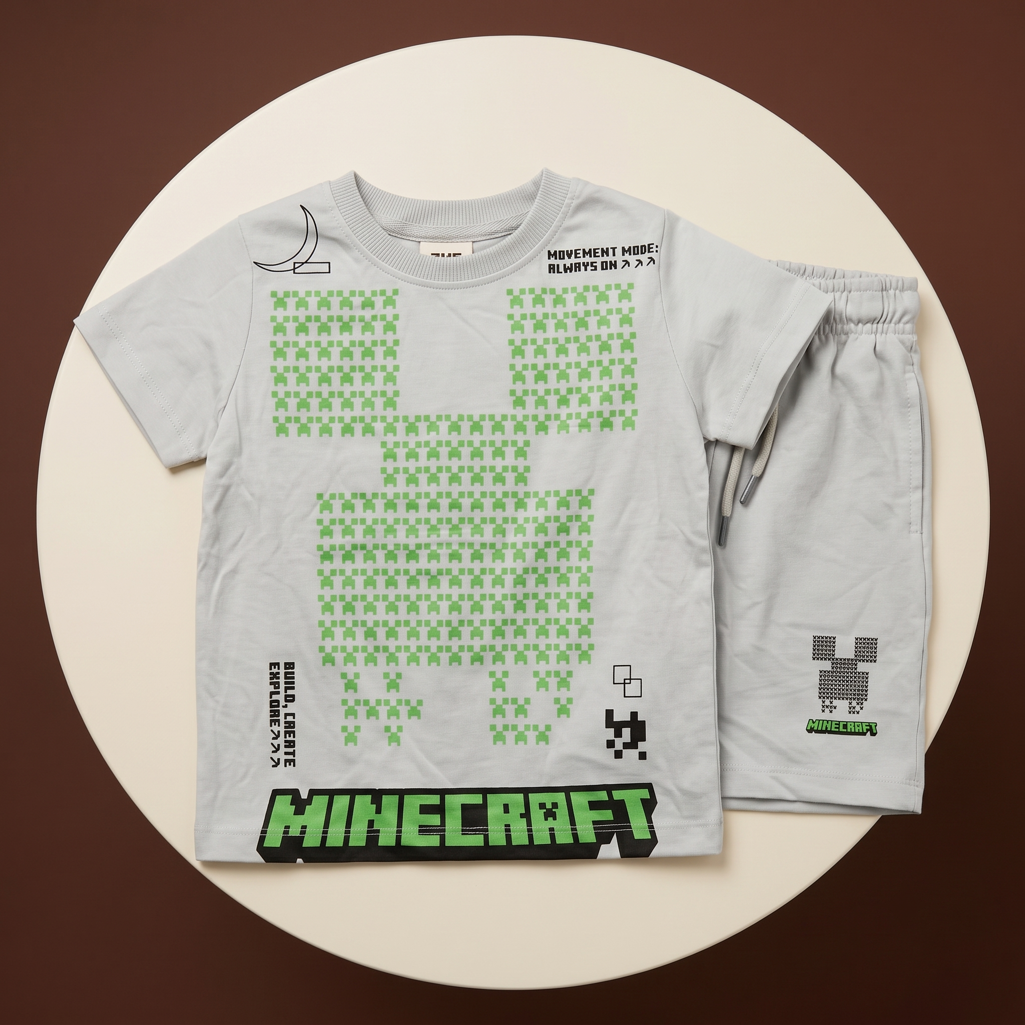 Mincraft Always On Boys H/S shorts