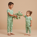 Small Dinosaur Green H/S Pajamas