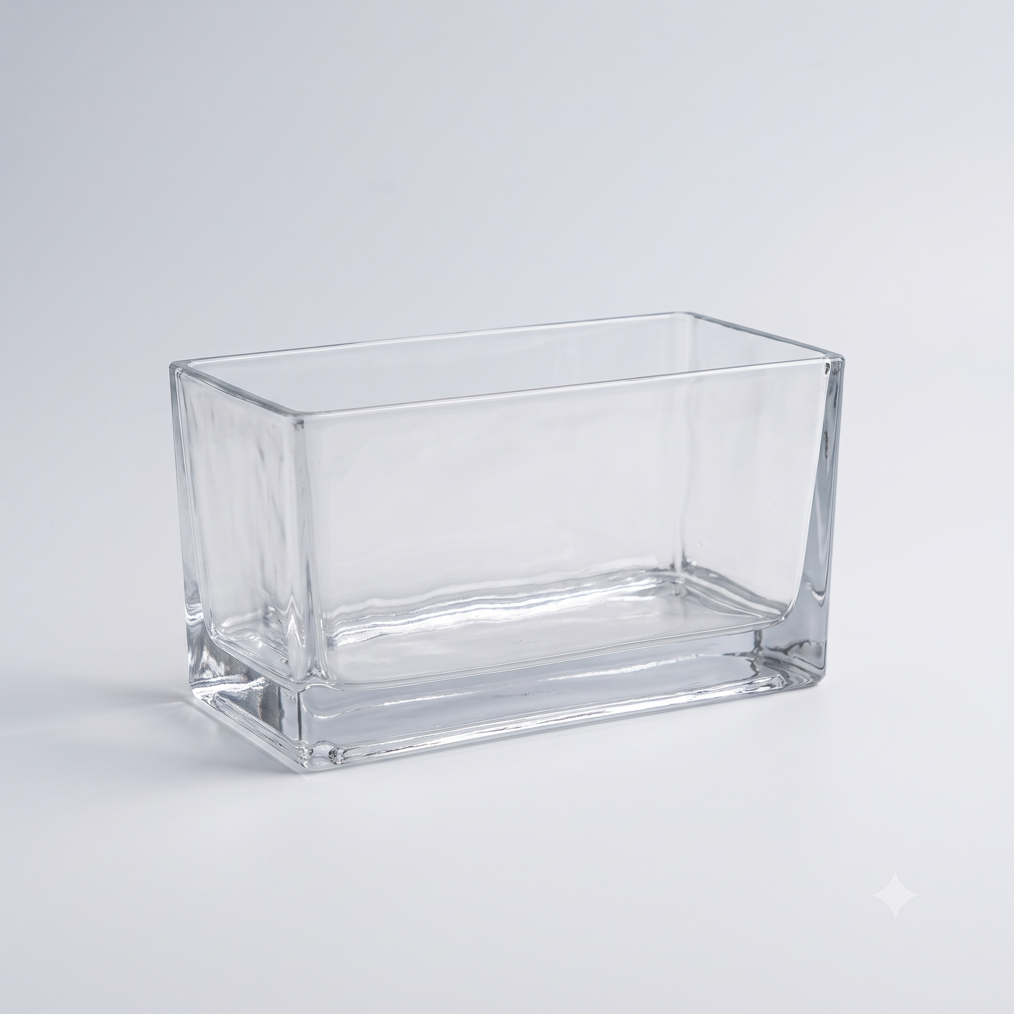 Glass vase size 10*20