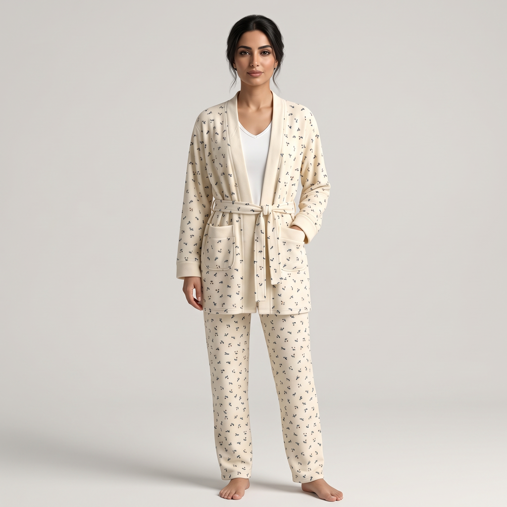 Womens Pyjama 3 Pcs 9114