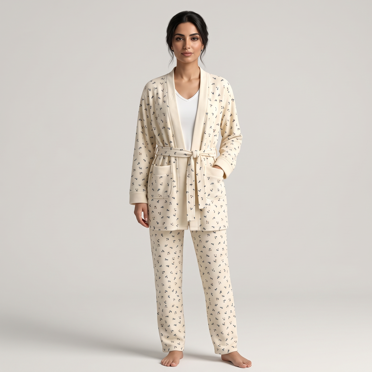 Womens Pyjama 3 Pcs 9114