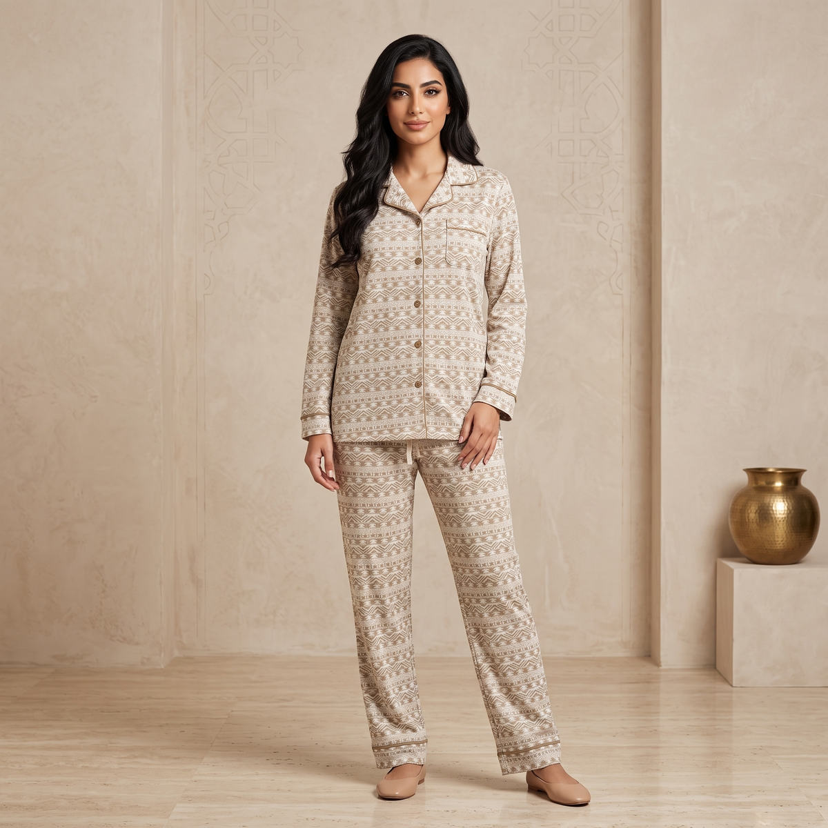 Womens Pajama 2Pcs HM-70540