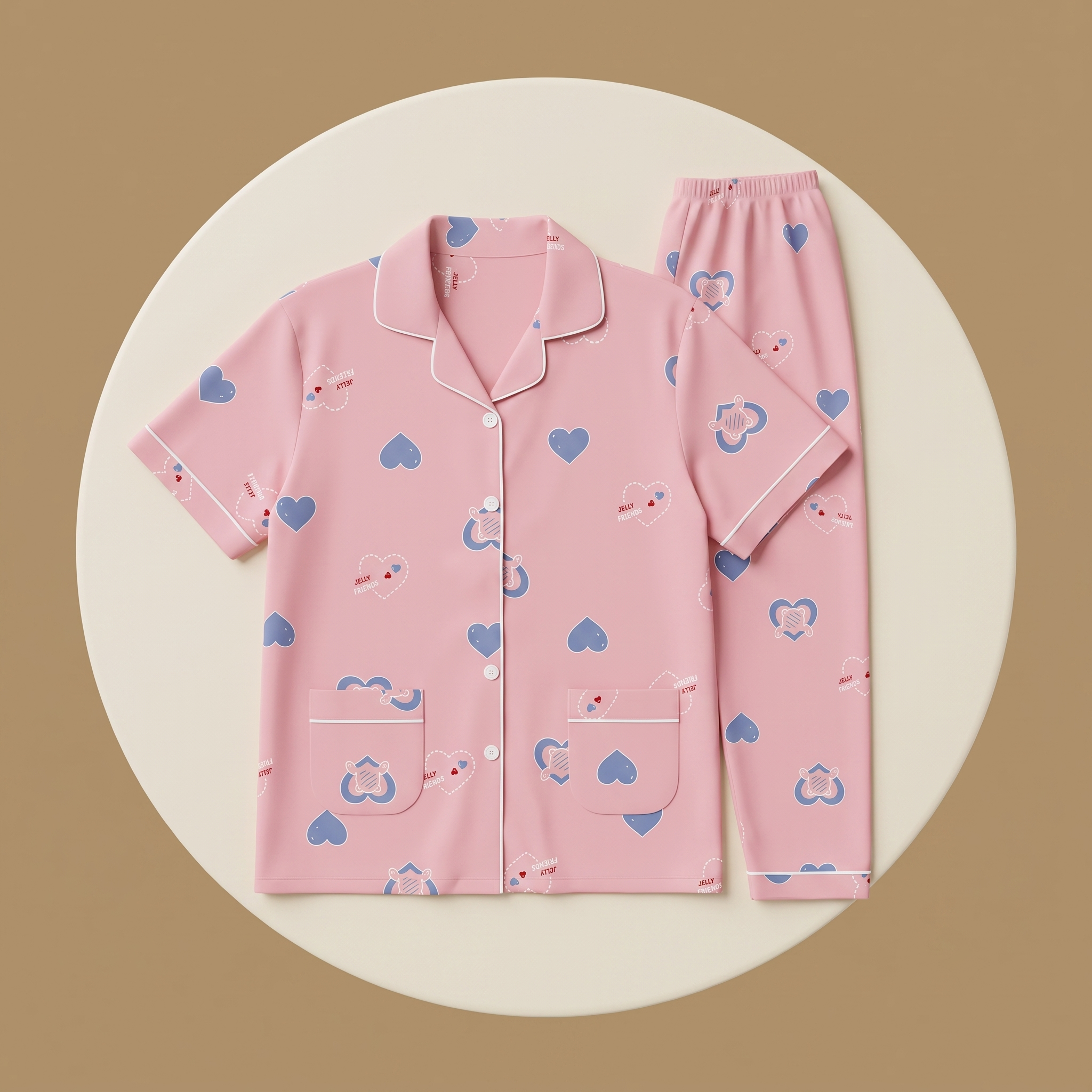 Womens Pajamas 2Pcs 658