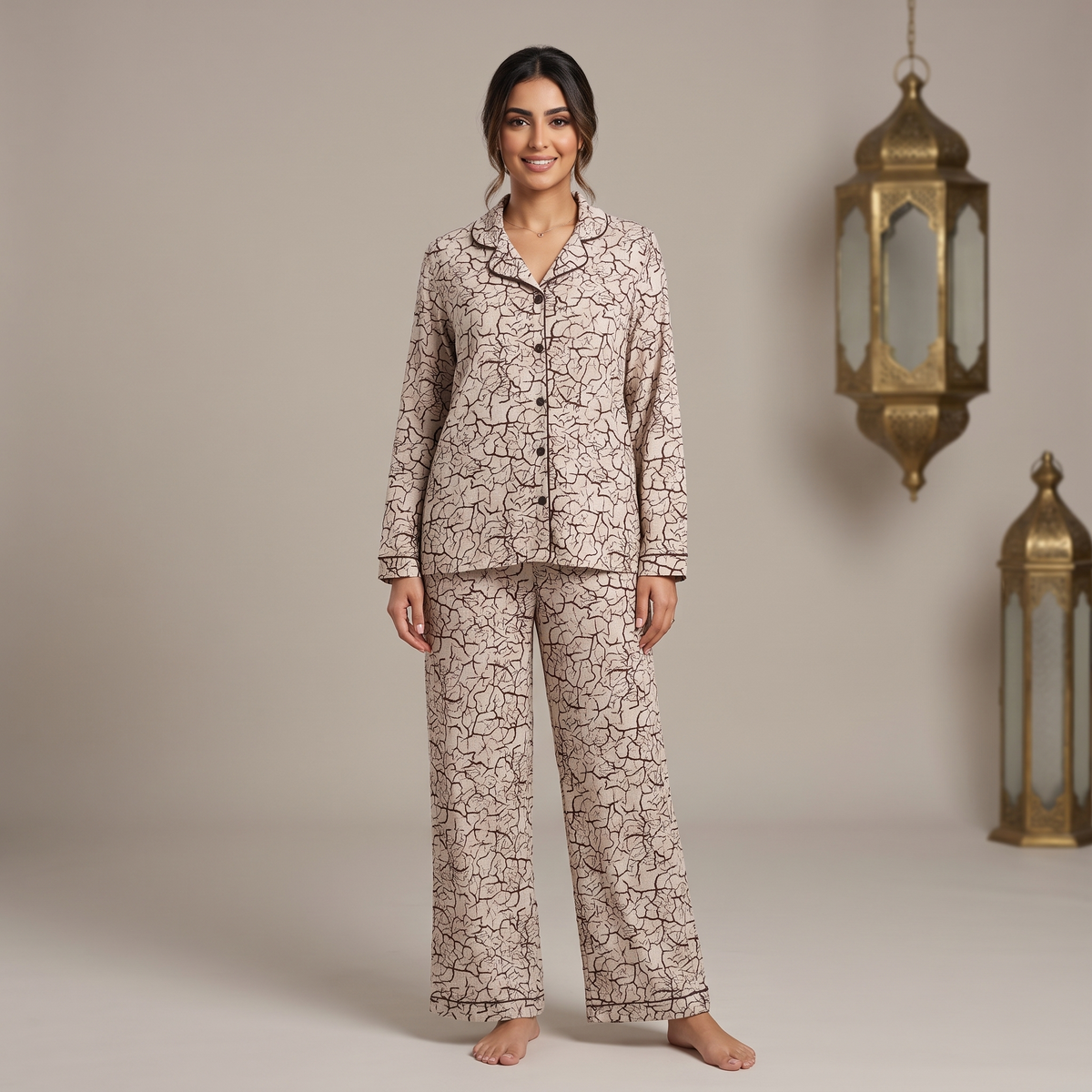 Womens Pyjama 2 Pcs 9142