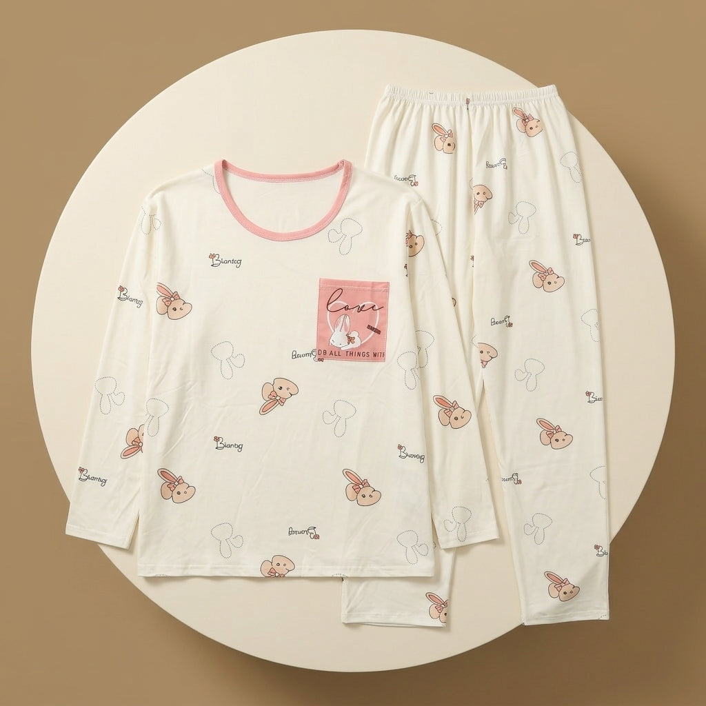 Womens L/S Pajamas 2Pcs 603