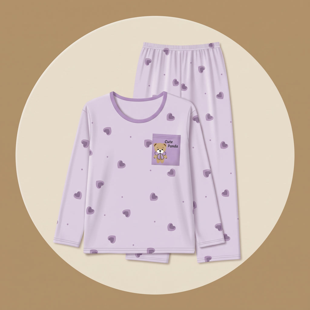 Womens L/S Pajamas 2Pcs 609