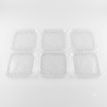 Plain cake plates set 6pcs