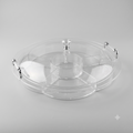 J-2074-FH New Rose Divider with Crystal Petals