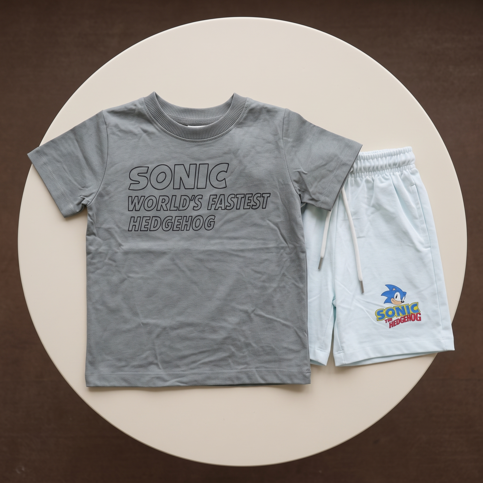 Sonic Gray Boys H/S shorts