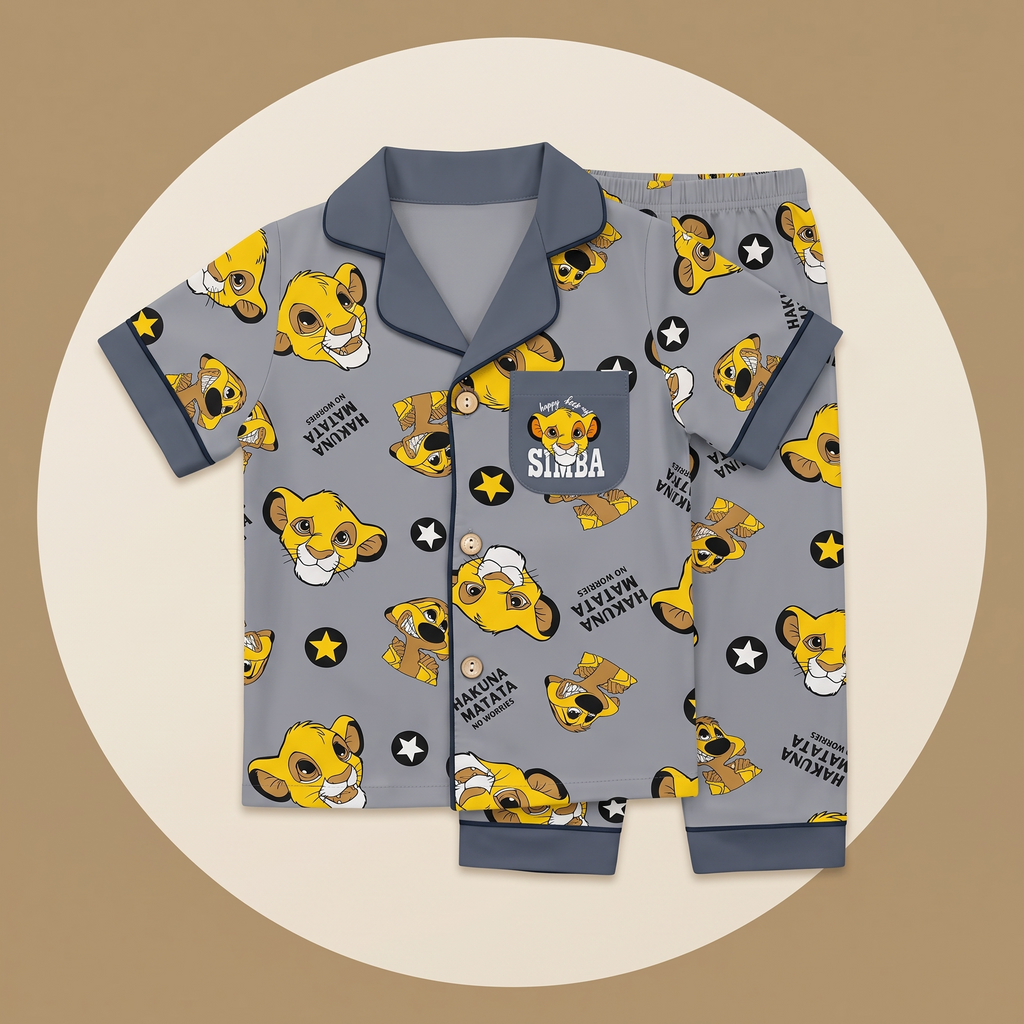 Hakuna Stars Kids H/S Pajamas