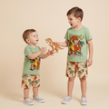 Beach Dinosaur H/S Short Set