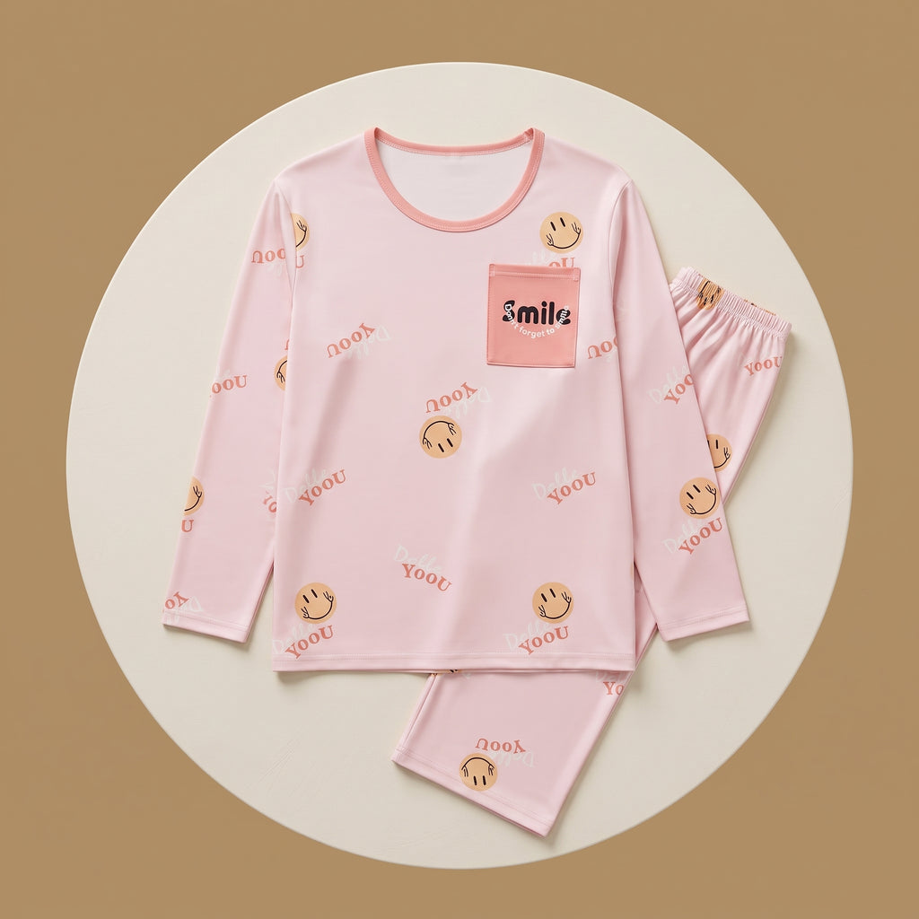 Womens L/S Pajamas 2Pcs 608