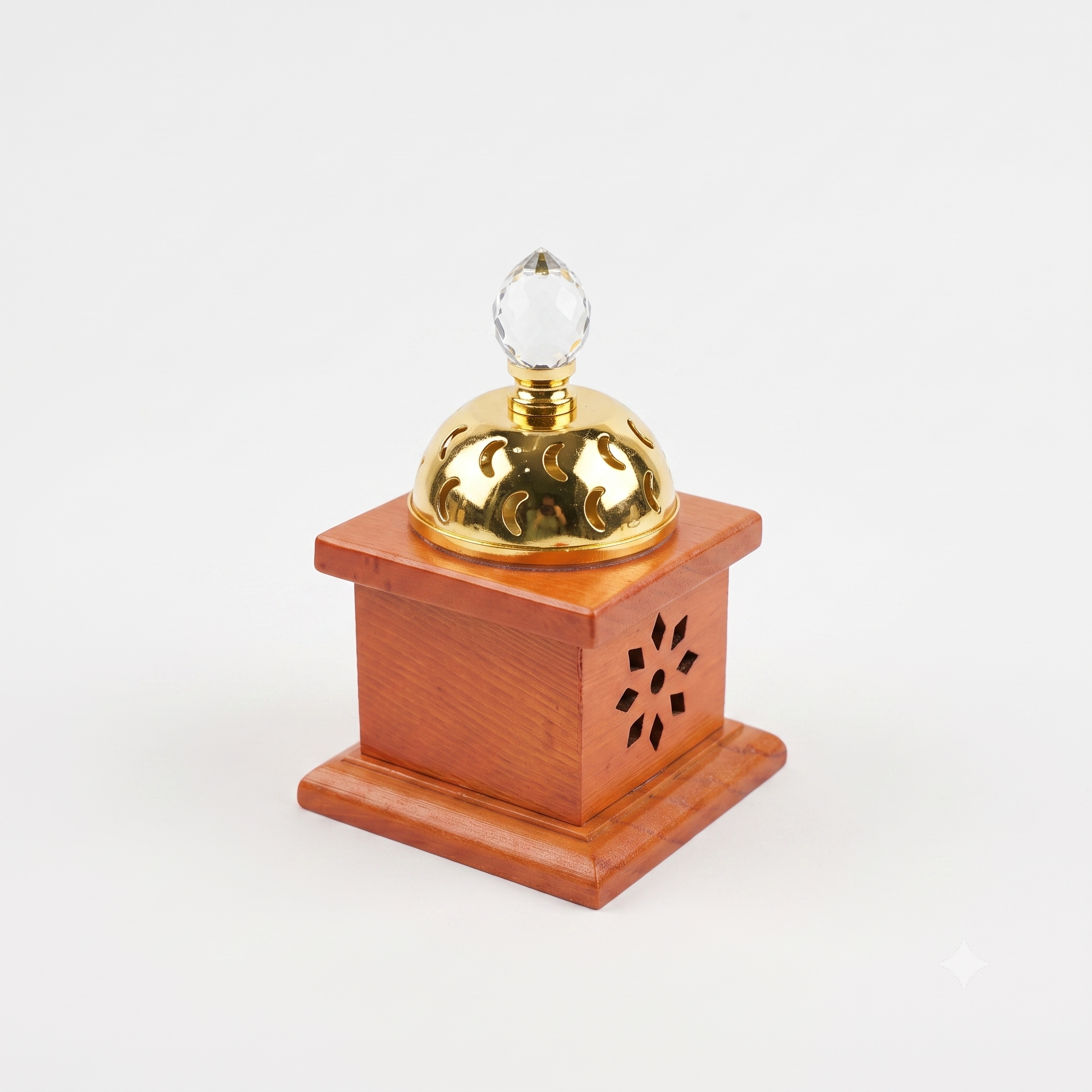 Wooden incense burner