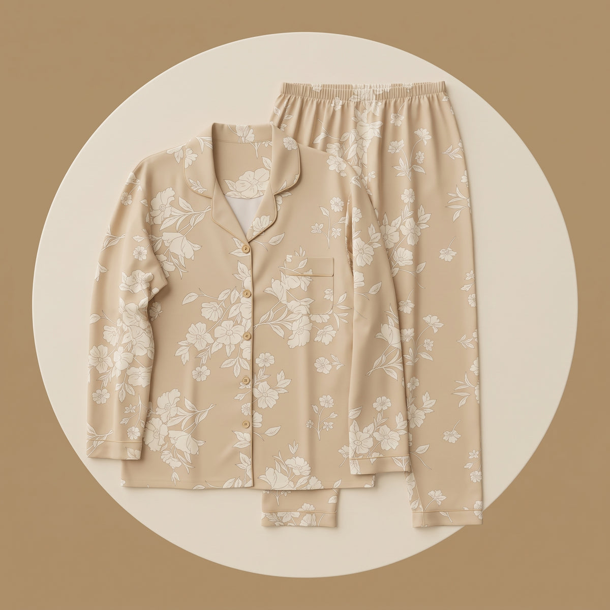 Womens Pajamas 2Pcs 742403M