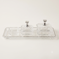 Acrylic tray with silver date 84