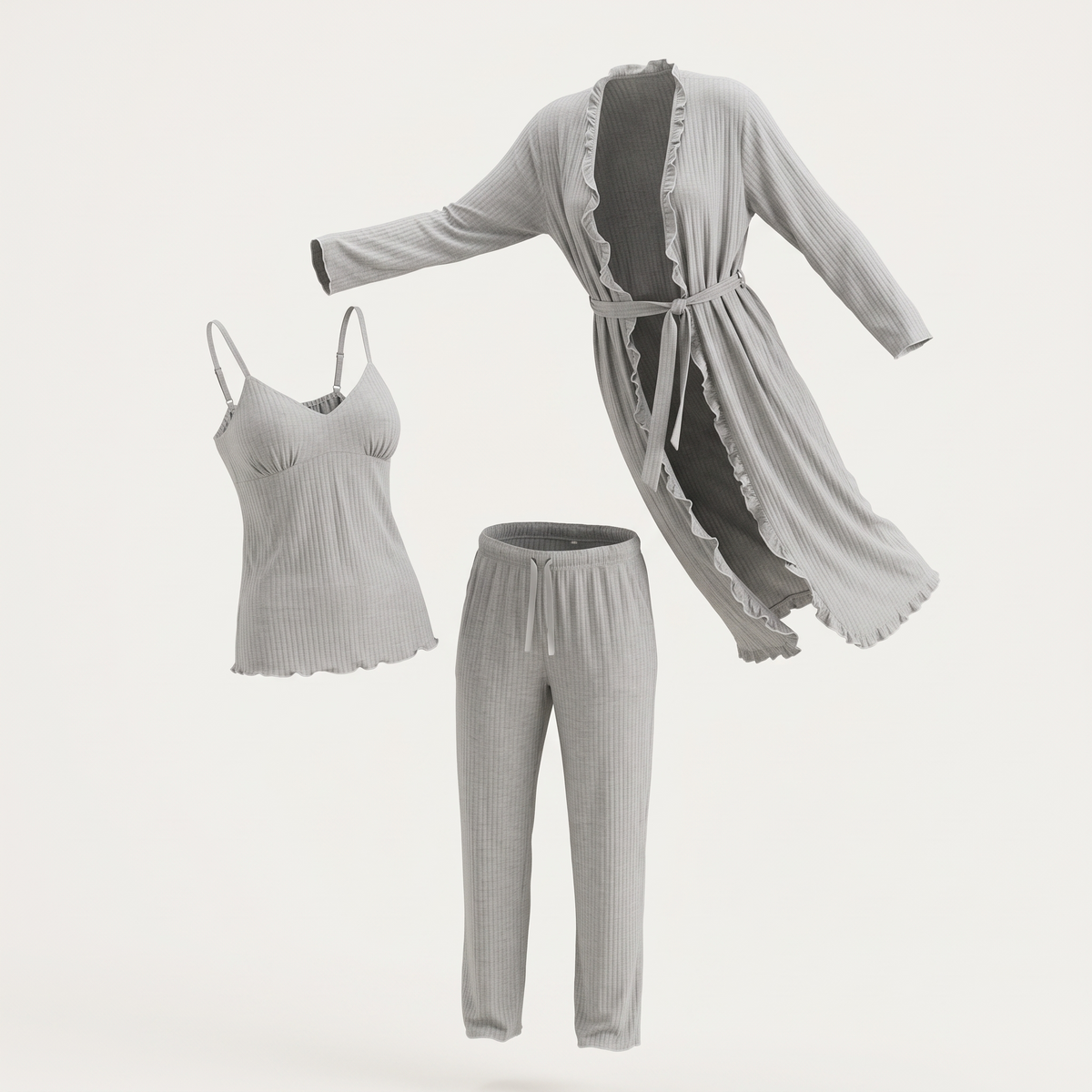 Womens Pajama 3Pcs HM-70619