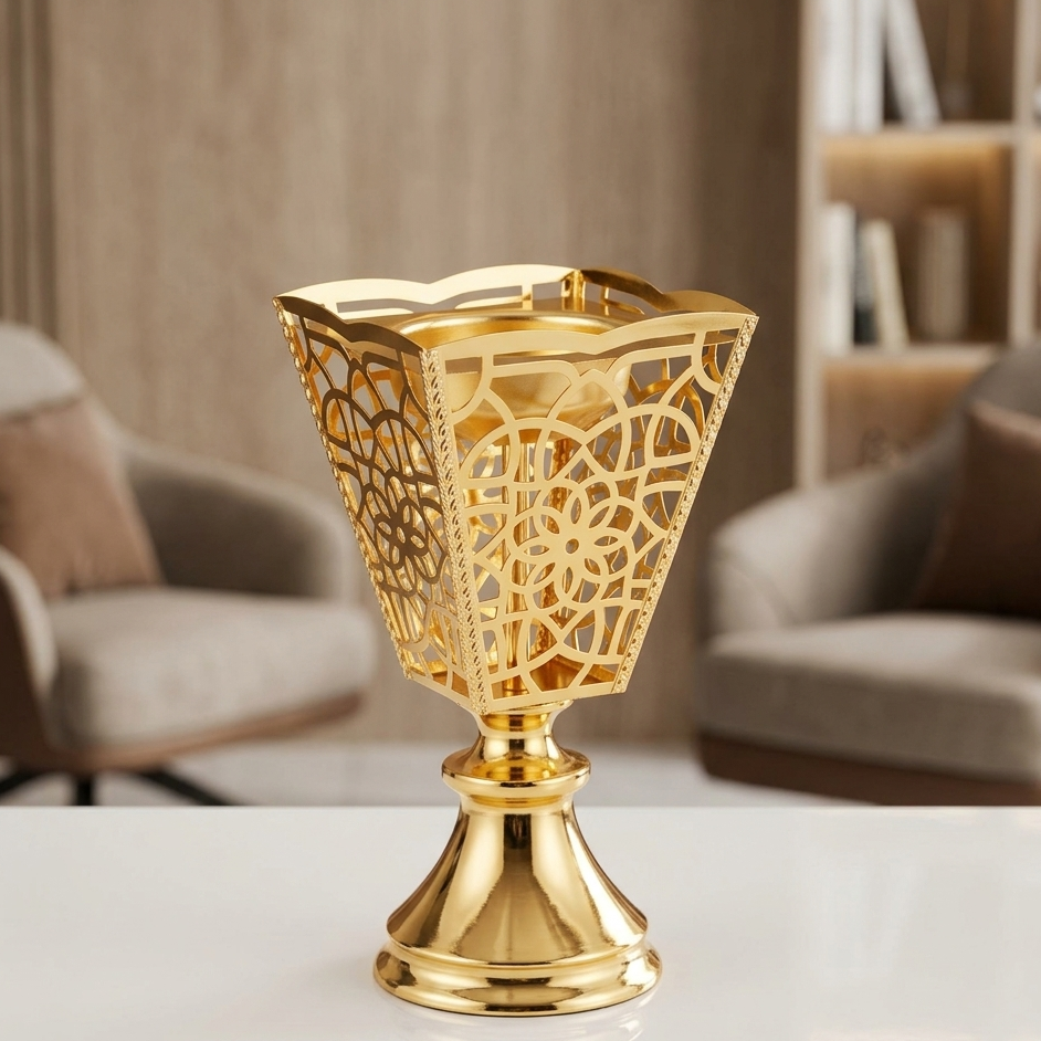 [3704] Golden Incense Burner 3704