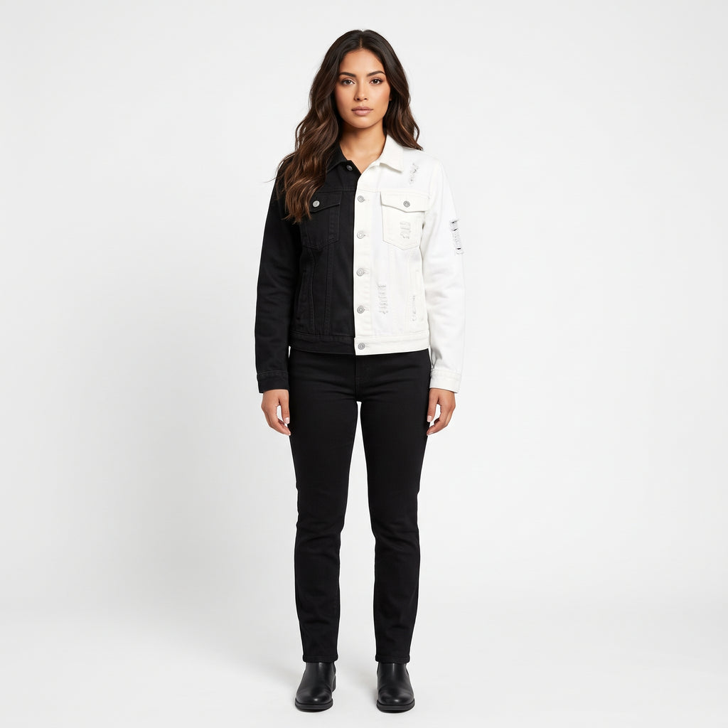 Womens Denim Jacket Z0244-S8