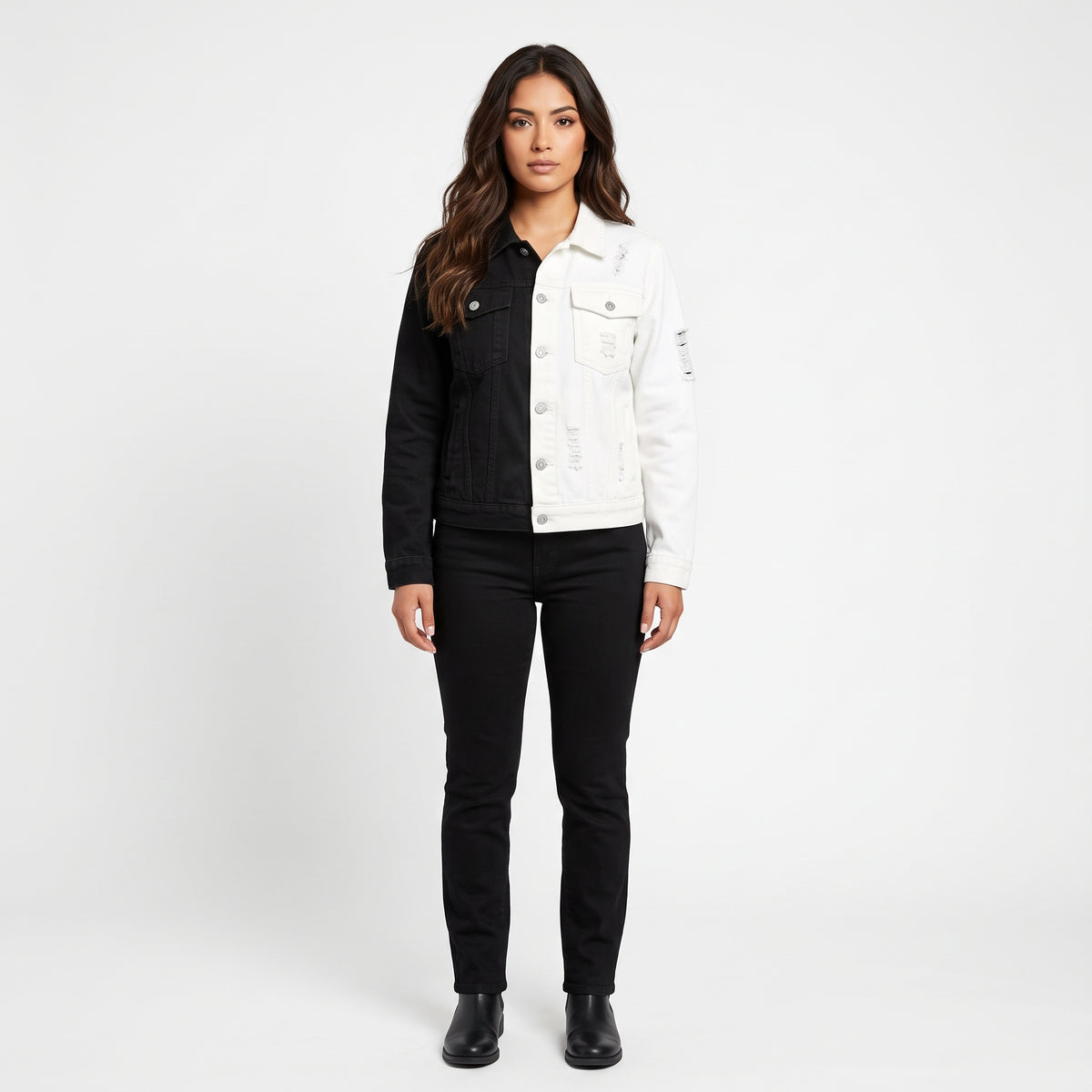 Womens Denim Jacket Z0244-S8