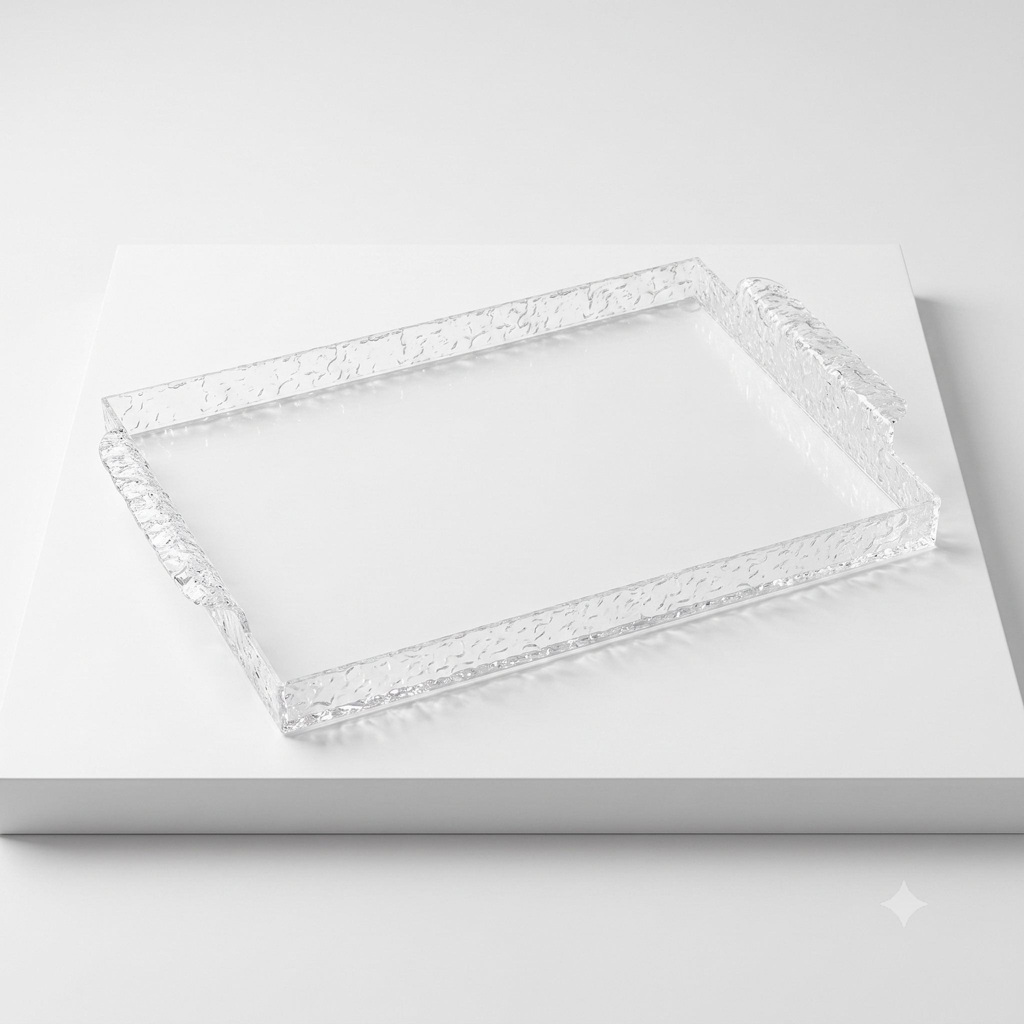 TR23-03-L Rectangular Tray Large Clear
