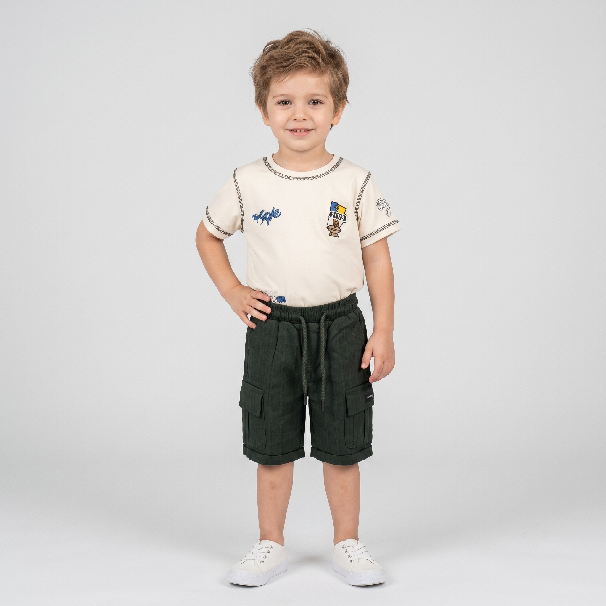 Boys H/S (w/shorts) SA-2553B