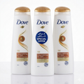 Dove Nourishing Shampoo for Dry Hair, 3 pieces, 400ml