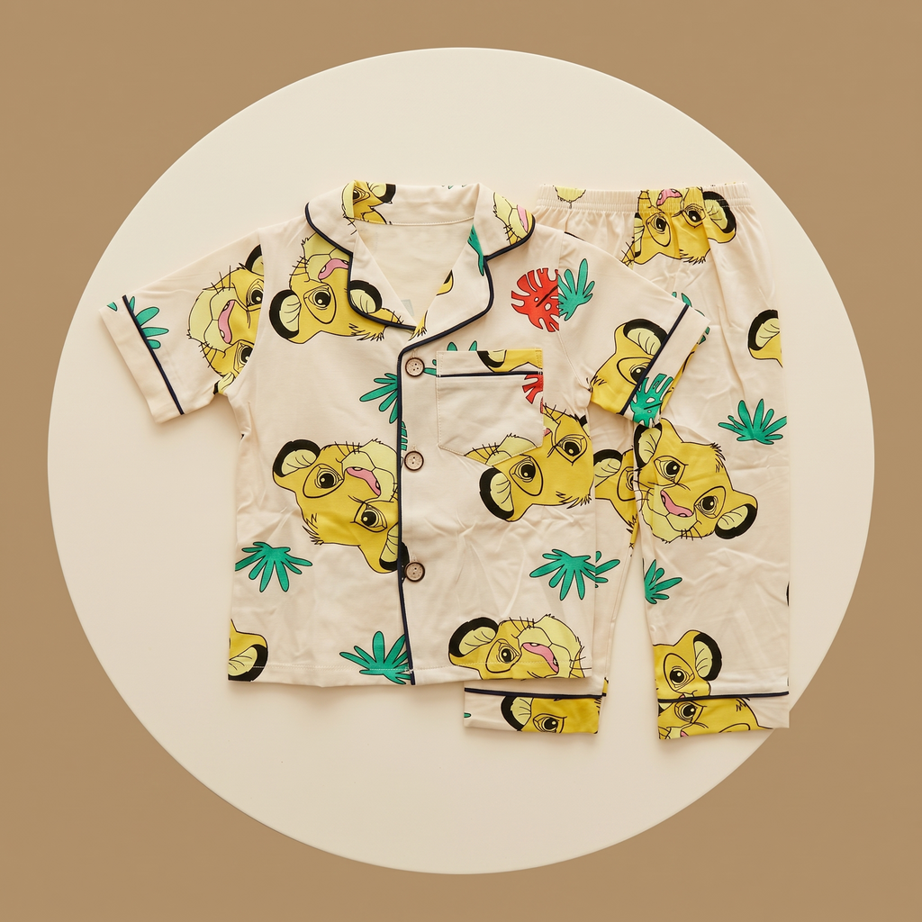 Simba Leaves Kids H/S Pajamas
