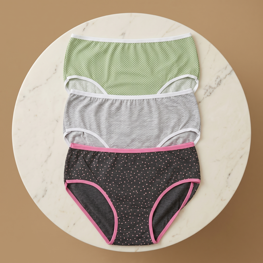 Womens Underwear 3Pcs Set Jumbo 1011-2