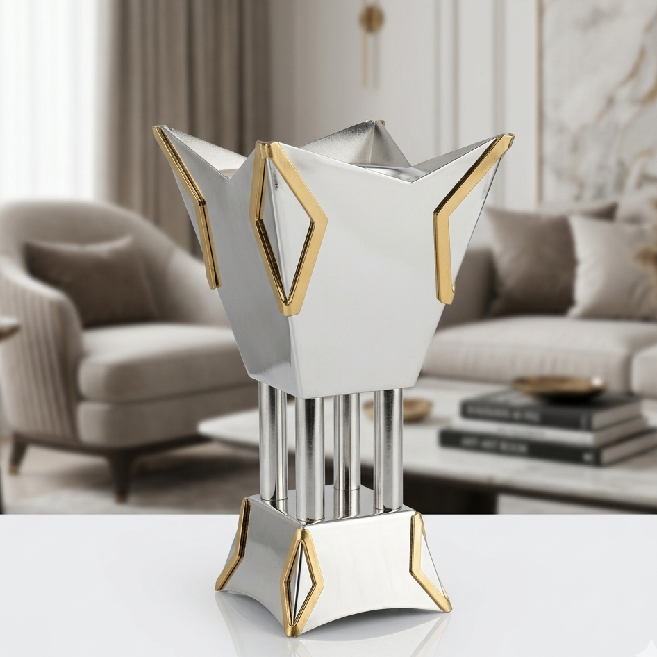 [4022] Luxury Silver Incense Burner 4022