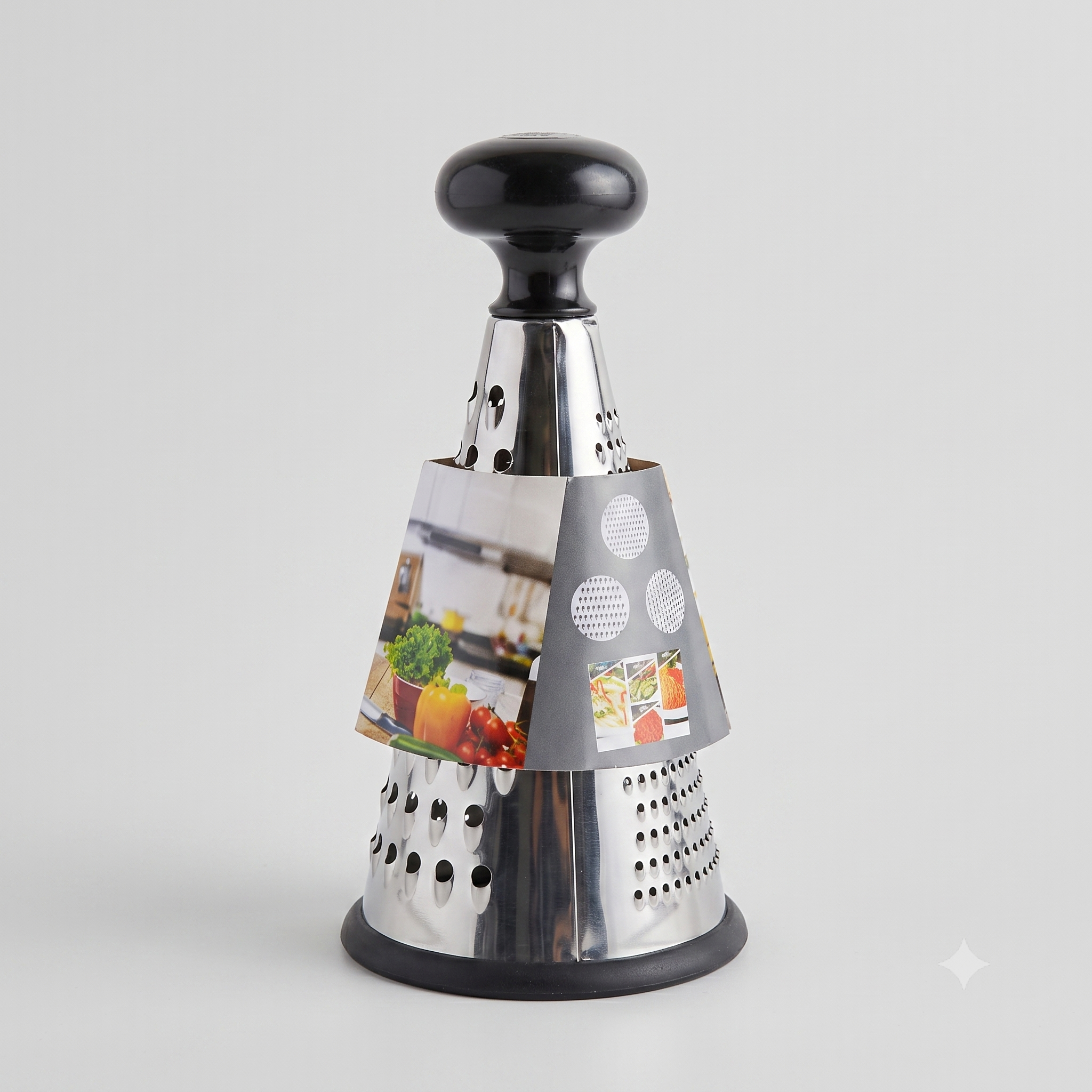 Large rotary vegetable grater